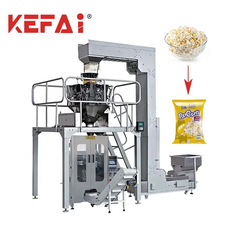 KEFAI Multi Head Weigher Popcorn փաթեթավորման մեքենա